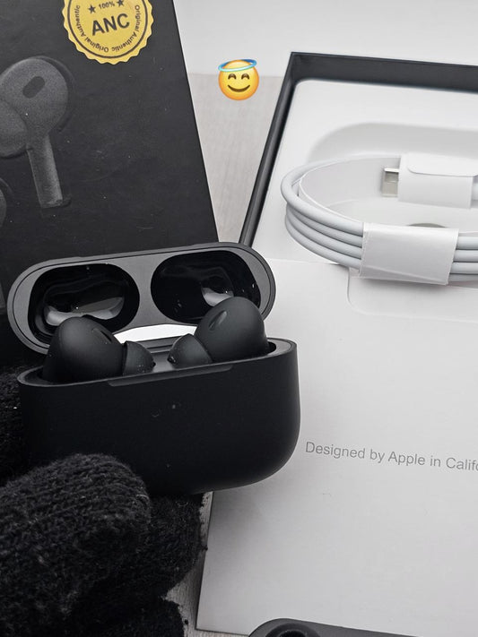 AIRPODS PRO 2 IN MATT BLACK QUALITY ♠