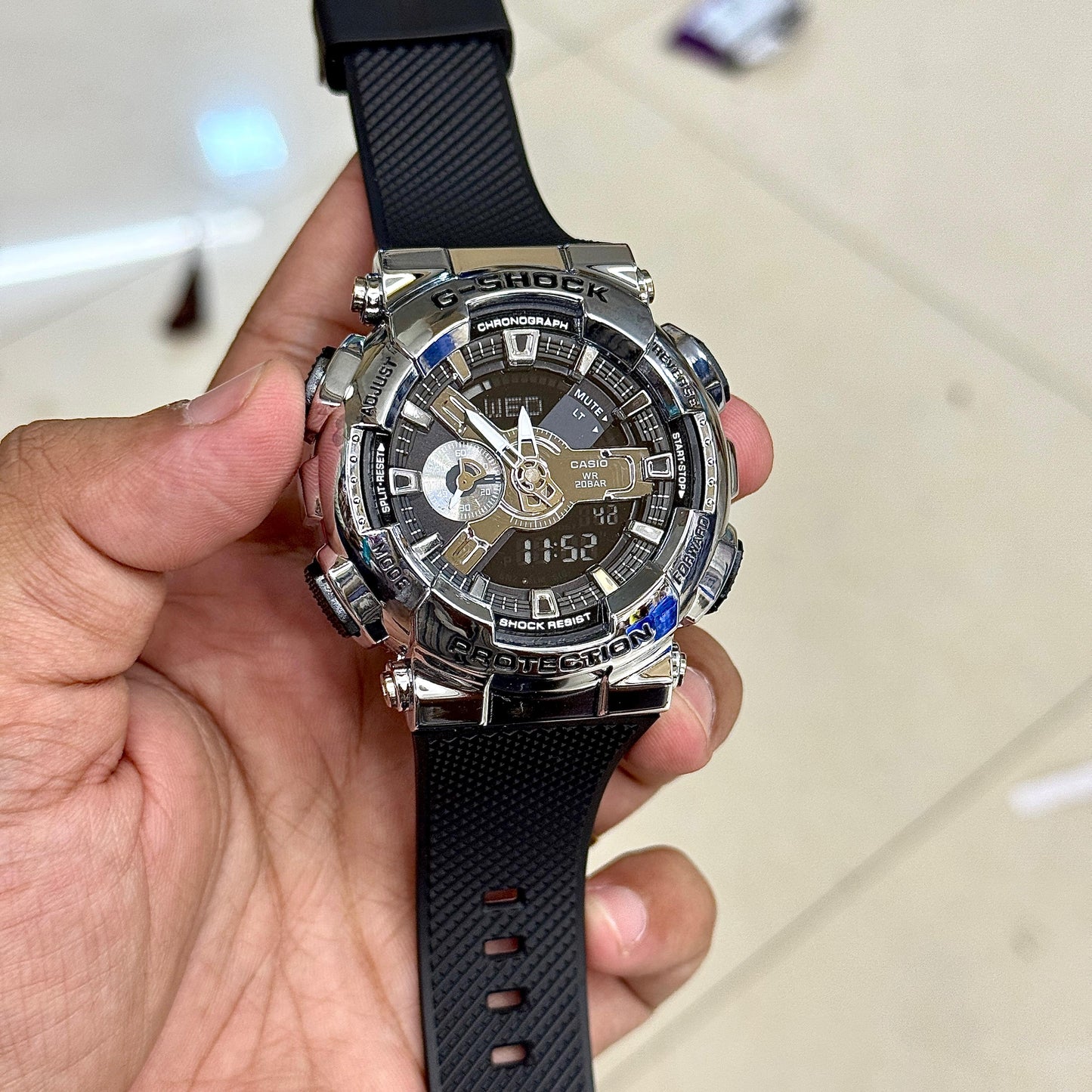 G-SHOCK G-STEEL GM110BB-1A β BLACKOUT BEAST MODE β
classic