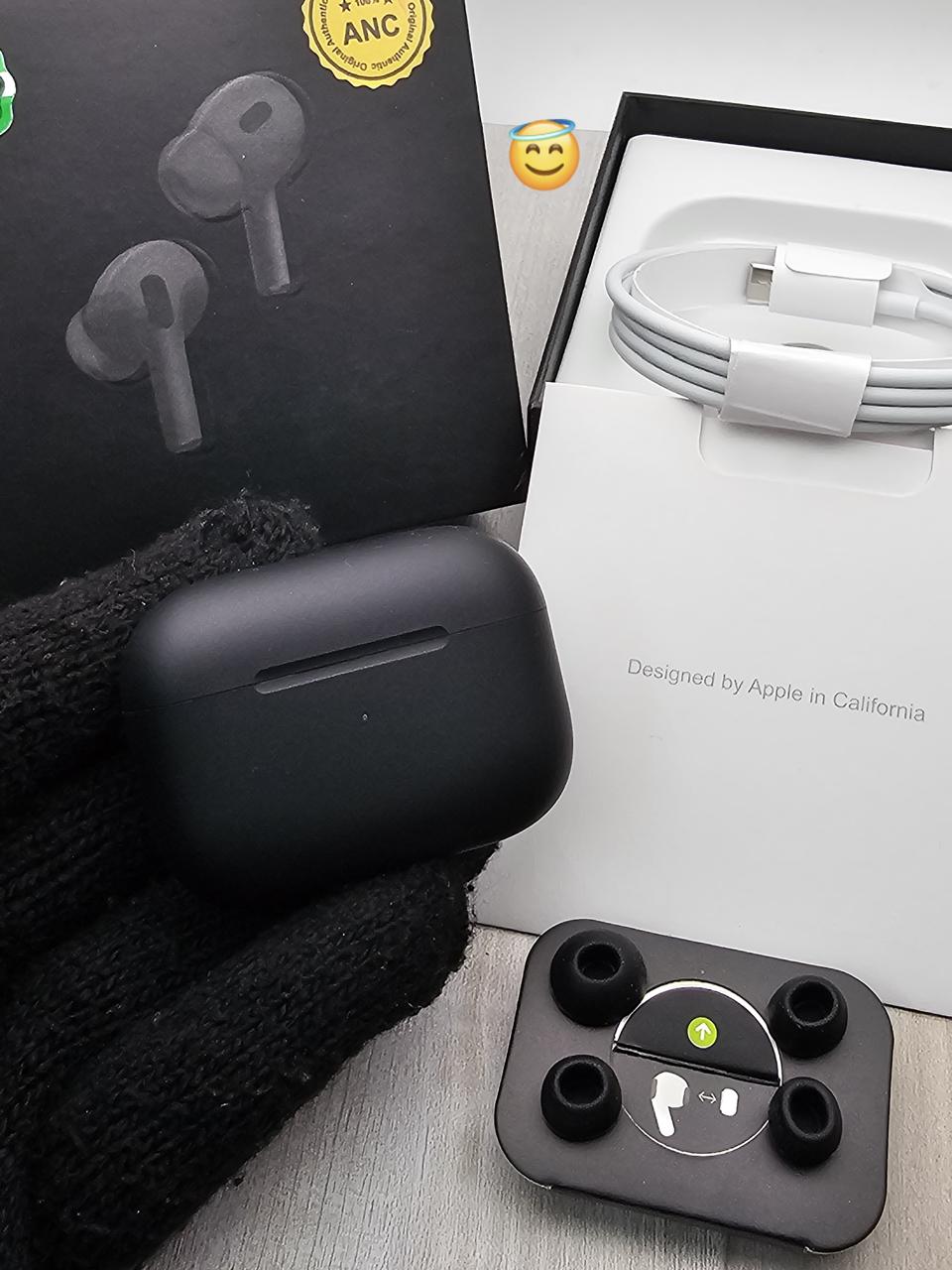 AIRPODS PRO 2 IN MATT BLACK QUALITY ♠