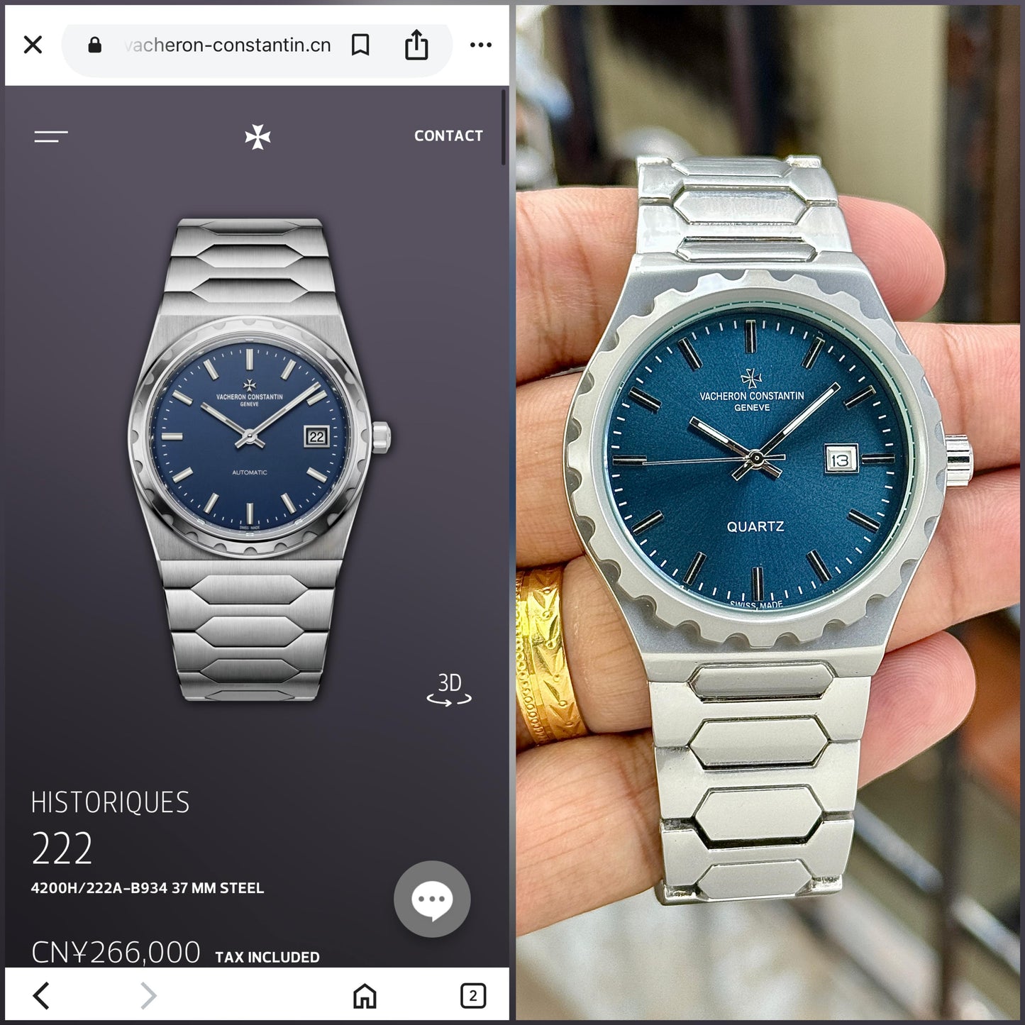 VACHERON CONSTANTIN HISTORIQUES 222 – LEGENDARY HERITAGE REBORN ✅