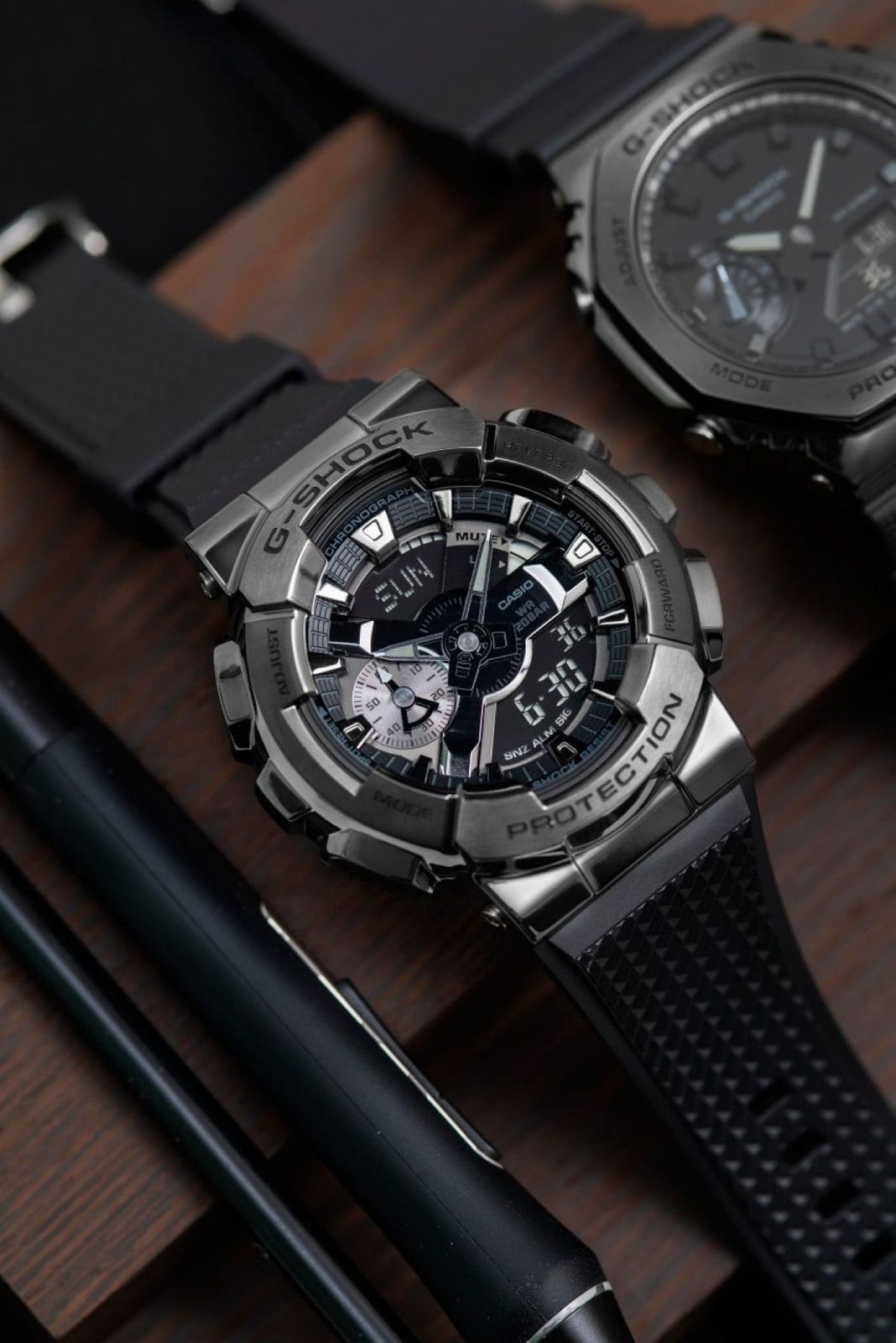 G-SHOCK G-STEEL GM110BB-1A β BLACKOUT BEAST MODE β
classic