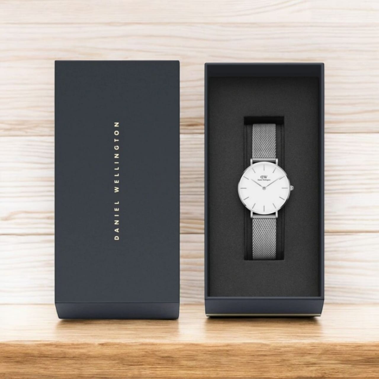 PETITE MELROSE - WOMEN'S MESH STRAP WATCH IN ROSE GOLD | DW WOMAN