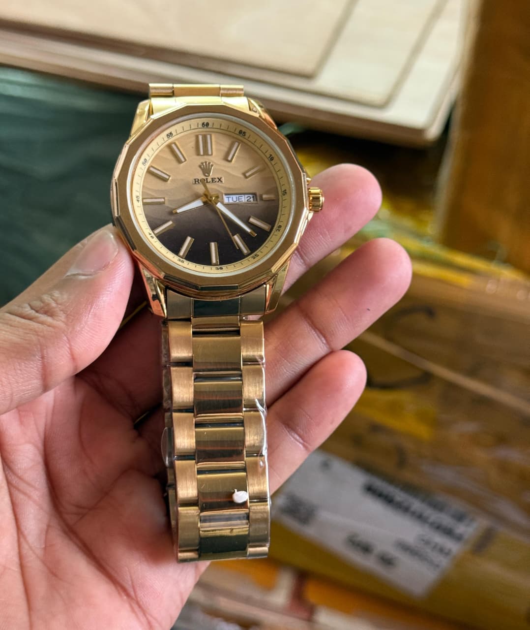 NEW ROLEX CLASSIC STEEL DAY-DATE DIAL MEN. ✅