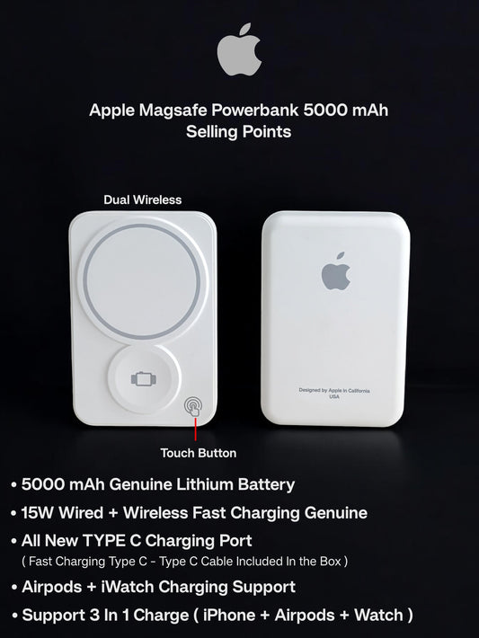 APPLE MAGSAFE DUAL WIRELESS WITH TYPE C PORT: