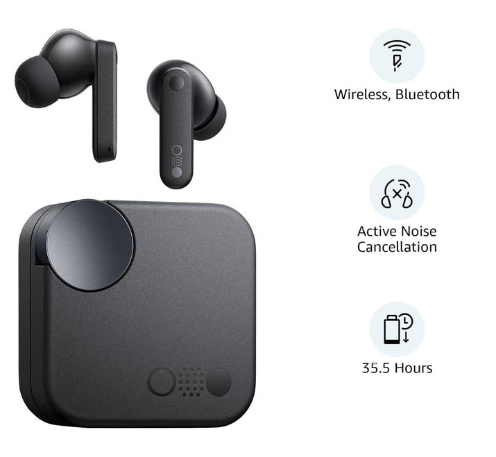 CMF BUDS WITH 45 DB ANC, ULTRA BASS TECHNOLOGY & UPTO 59 HOURS OF BATTERY LIFE BLUETOOTH HEADSET,WATER RESISTANT,USB-C CHARGING CASE,13MM DRIVERS,4HD MICS,EASY USE FOR IPHONE,APPLE COMPATIBLE
