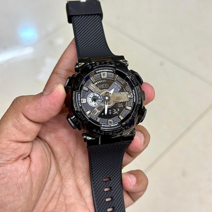 G-SHOCK G-STEEL GM110BB-1A – BLACKOUT BEAST MODE ✅