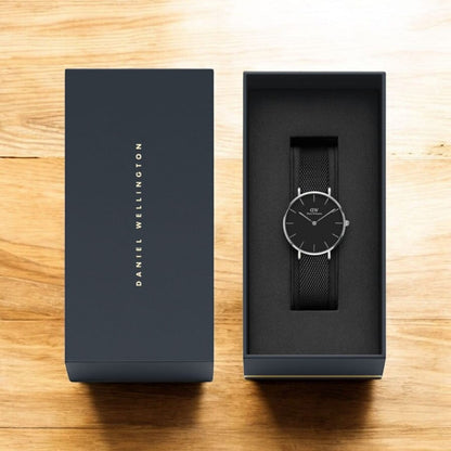 PETITE MELROSE - WOMEN'S MESH STRAP WATCH IN ROSE GOLD | DW WOMAN