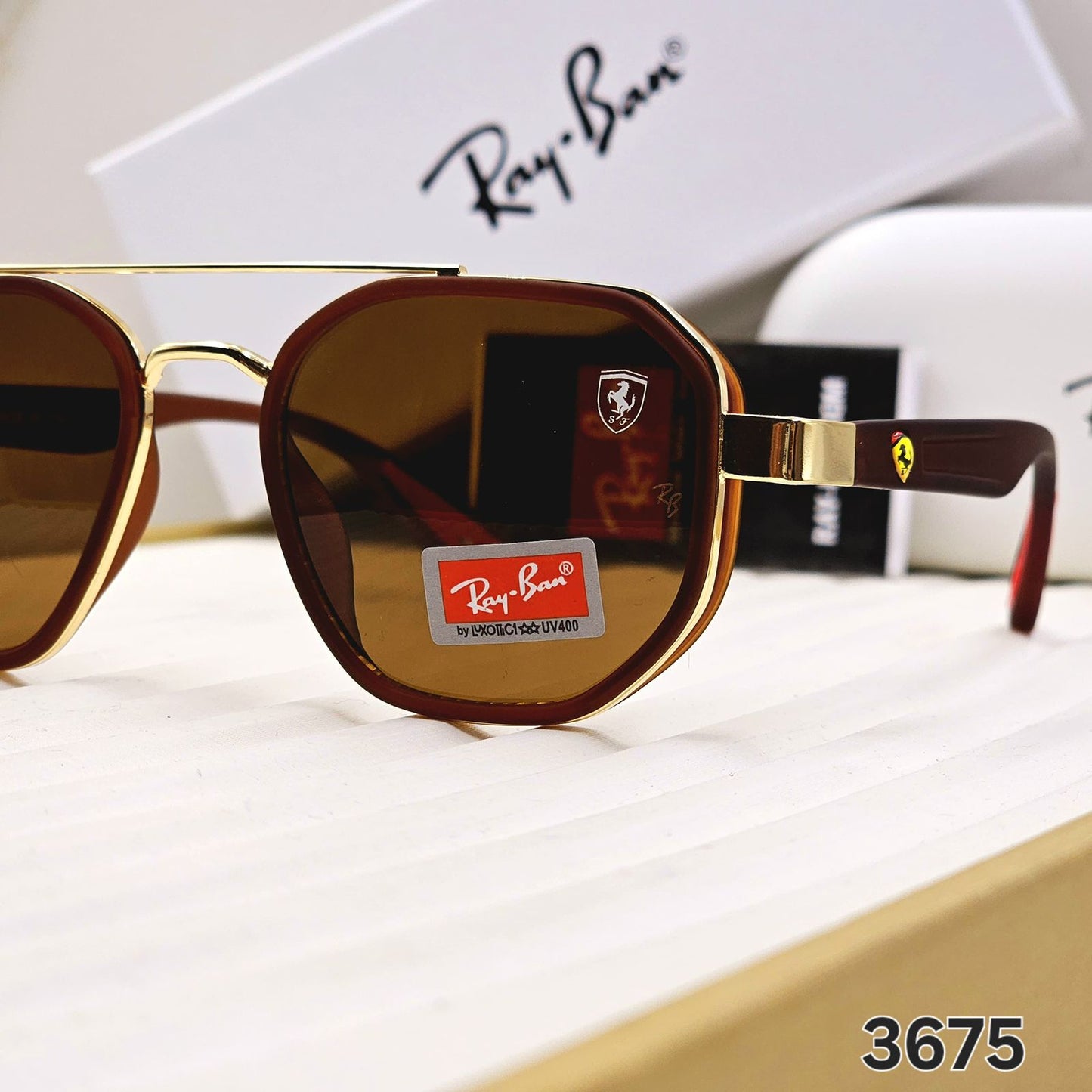 RAYBAN TRENDING SUNGLASSES FERRARI EDITION
